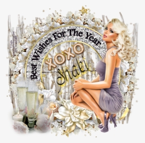 Glitter Text » Personal » Best Wishes New Year ~ Shaki - Floral Design, HD Png Download, Free Download