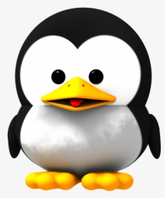 Tux Alpha - Baby Linux Tux Png, Transparent Png, Free Download