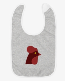 Kippee Oncolor Large Mockup Front Flat Heather Gray - Rooster, HD Png Download, Free Download