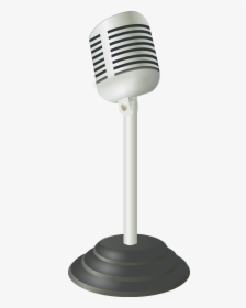 Old Time Microphone Png - Microphone Clip Art, Transparent Png, Free Download
