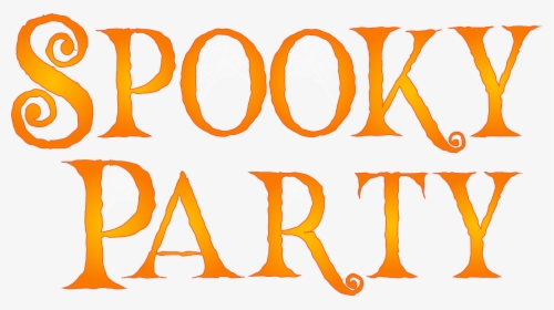 Halloween Birthday Party Clipart Graphic Stock Spooky - Spooky Party, HD Png Download, Free Download