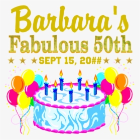 50th Birthday Banner - Birthday Party, HD Png Download, Free Download