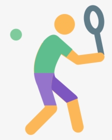 Tennis Player Icon - Tennis Coach Icon Png, Transparent Png, Free Download