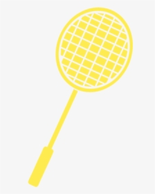 Badminton Racket Icon Png Yellow, Transparent Png, Free Download
