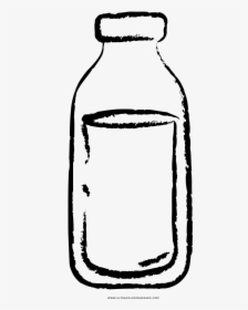 Milk Water Line Transprent - Bottle, HD Png Download, Free Download