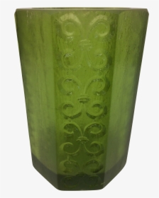 1970s Sascha Brastoff Octagonal Green Resin Candle - Pint Glass, HD Png Download, Free Download