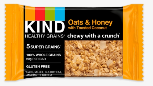 Null - Kind Healthy Grains Salted Caramel Popped Bars, HD Png Download, Free Download