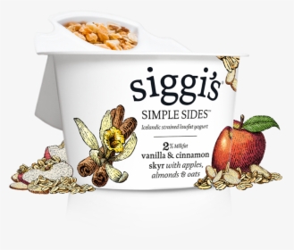 Apples, Almonds & Oats - Siggi's Yogurt, HD Png Download, Free Download