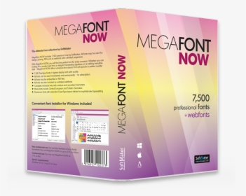 Megafont Now - Box - Flyer, HD Png Download, Free Download