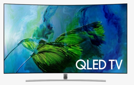 Samsung Qled 55 Inch Curved Tv, HD Png Download, Free Download