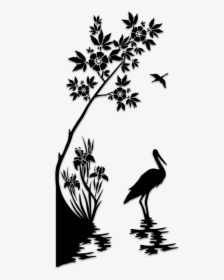 Bird Silhouette Art And Islamic, HD Png Download, Free Download