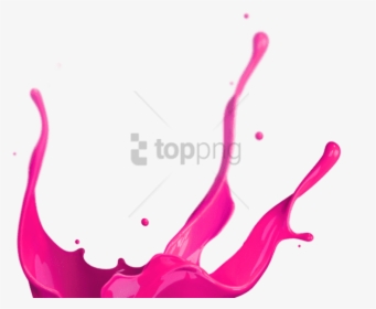Free Png Purple Footer Paint Splatter Png Image With - Paint Splash Png Pink, Transparent Png, Free Download
