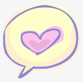 #speechbubble #speechbubbles #hearts #heart #love #cute - Bubble Chat Heart Png, Transparent Png, Free Download