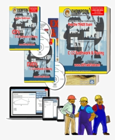 C 12 Earthwork & Paving Exam Course With C 12 Manual - General Contractor, HD Png Download, Free Download