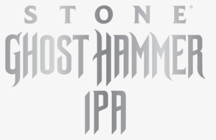 Stone Ghost Hammer Ipa - Black-and-white, HD Png Download, Free Download