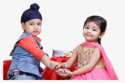 Bhai Dooj Png Hd Quality - Happy Raksha Bandhan Baby Girl, Transparent Png, Free Download