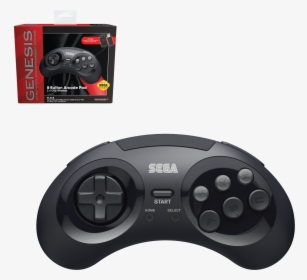Sega Genesis 6 Button Wireless Controller, HD Png Download, Free Download