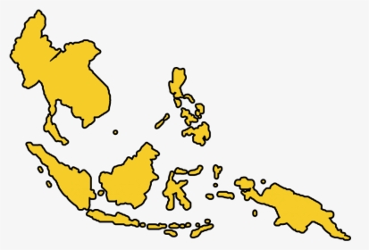 Asia Cartoon Png - South East Asia Map Png, Transparent Png, Free Download
