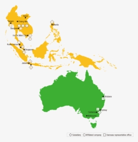 South East Asia And Australia, HD Png Download, Free Download
