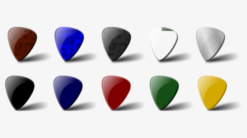 Guitar Pick Set Vector Clip Art - Guitar Pick Vector, HD Png Download, Free Download