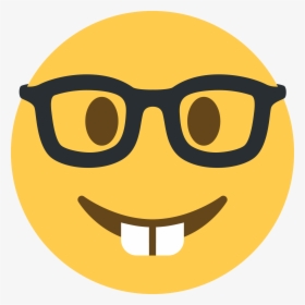 Nerd Transparent Svg - Emoji Nerd, HD Png Download, Free Download