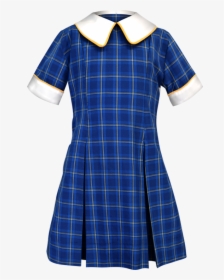 School Uniform Dress Front View - Plaid, HD Png Download, Free Download