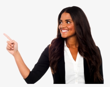 Black Woman Pointing Png, Transparent Png, Free Download