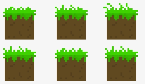Animated Grass Pixel Art, HD Png Download, Free Download