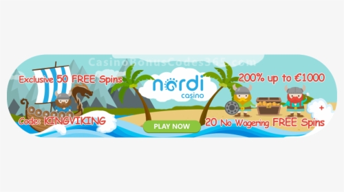 Nordicasino Exclusive 50 Free Spins Welcome Offer - Vacation, HD Png Download, Free Download