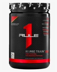 0 Starwberry Transparent - Rule 1 Pre Workout, HD Png Download, Free Download