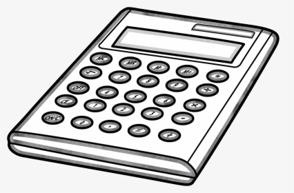 Equipment Academic Technology Launchpad - Outline Drawing Of Calculator, HD Png Download, Free Download
