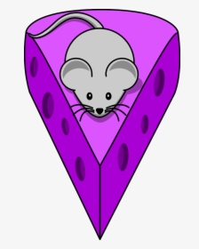 Cartoon Mouse On Top Of A Cheese - Flowers For Algernon Symbols, HD Png Download, Free Download