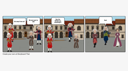 Cartoon Of The Boston Massacre Loyalist Perspective, HD Png Download, Free Download