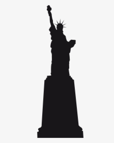 Statue Of Liberty Silhouette, HD Png Download, Free Download