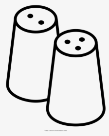 Transparent Pepper Shaker Clipart - Salt And Pepper Coloring Pages, HD Png Download, Free Download