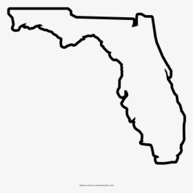Florida Map Coloring Page - Florida Map Outline Png, Transparent Png, Free Download
