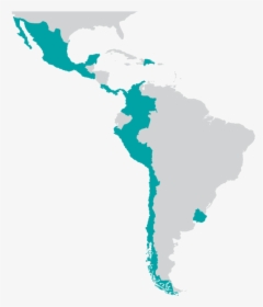Mapa Sura - Latin America, HD Png Download, Free Download