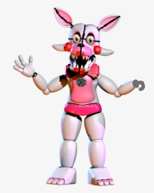 #fnafsl Stylized Funtime Foxy - Animatronicos De Fnaf 2 Mangle, HD Png Download, Free Download