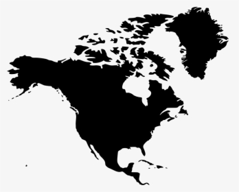 5 Png - North And South America Silhouette, Transparent Png, Free Download