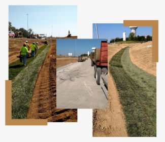 Sod Being Laid On Highways In Indiana And Kentucky - Curb, HD Png Download, Free Download