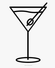 Martini Coloring Page - Logo Cocktail Png, Transparent Png, Free Download