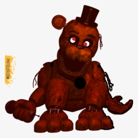 Noah Cole › Blood Freddy - Fnaf 2 Withered Golden Freddy, HD Png Download, Free Download