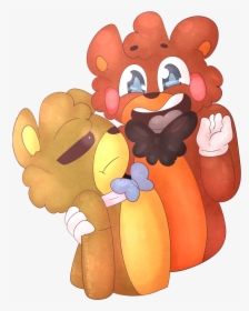 Goldie X Toy Fred Because Why Not - De Freddy X Golden Freddy, HD Png Download, Free Download