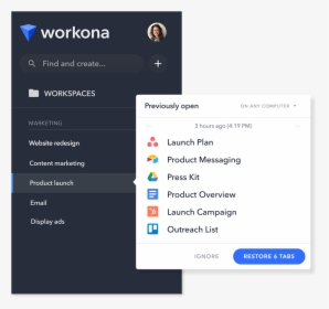 Workona, HD Png Download, Free Download