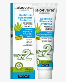 Protective Whitening Toothpaste - Aloe Vera Zuccari Dentifricio, HD Png Download, Free Download