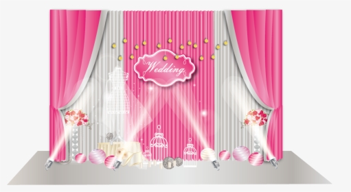 Vector Stage Layout Scene Wedding Free Download Png - Wedding Stage Background Vector, Transparent Png, Free Download