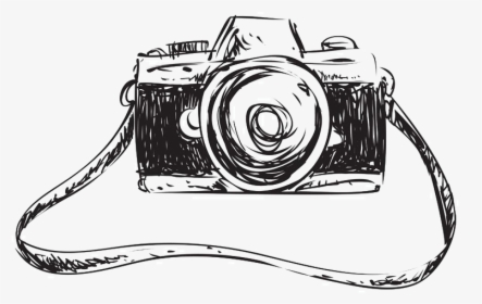 Pull Sketch Away Creative Camera Drawing Clipart - Camera Sketch Png, Transparent Png, Free Download