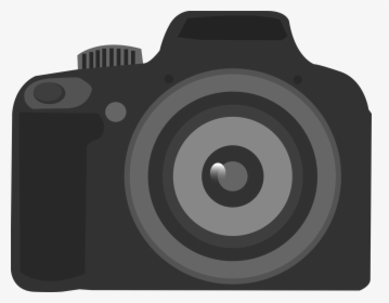 Slr Camera Clip Arts - Canon Dslr Camera Vector, HD Png Download, Free Download