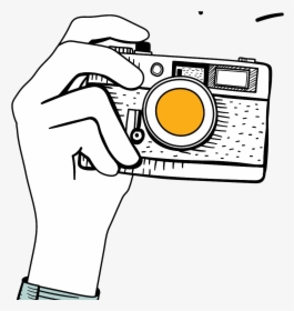 Vintage Black And White Camera Vector, HD Png Download, Free Download