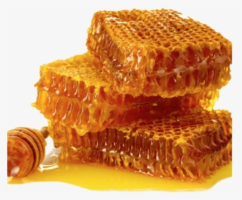 Honeycomb With Dipper - Raw Honey, HD Png Download, Free Download